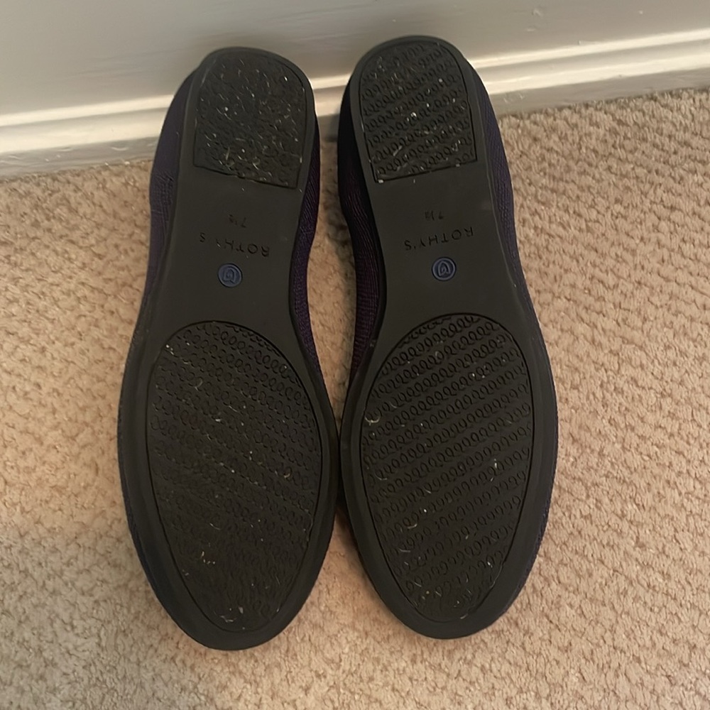 Rothy’s navy ballet rounded toe shoes - Picture 3 of 3